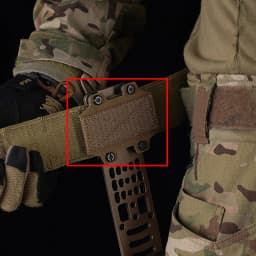 MHA Hook And Loop Bridge Tactical Modular Holster Adapter Mounting For Panel Two-piece Battle Belt Holster System Tactical Gear