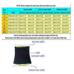 Women Waist Trainer Belt Sauna Sweat Body Shaper Tummy Control Girdle Corset Slimming Belt Traceless For Women Gym Girdle