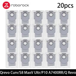 Roborock S8 MaxV Ultra / P10 A7400RR / Q Revo / Qrevo Pro / Qrevo MaxV / Qrevo S / Qrevo Plus Robot Vacuum Dust Bags Accessories