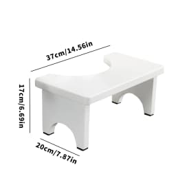 Sturdy Portable Bamboo Toilet Squat Stool for Adults,Wide and Stable,Bathroom Potty Stool,Easy to Use and Clean, Portable Design