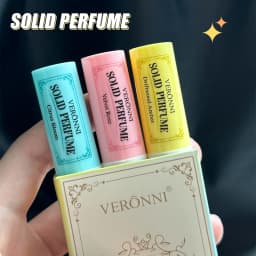 3pcs Solid Perfume Sticks - Long-Lasting, Natural & Fresh Scent Long Lasting Fragrance Portable Pocket Solid Balm For Dating