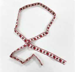 1pc 1m Jacquard Embroidery Webber Ribbon, DIY Handmade Bow Hair Accessories, Headgear Material, Gift Wrap Fabric