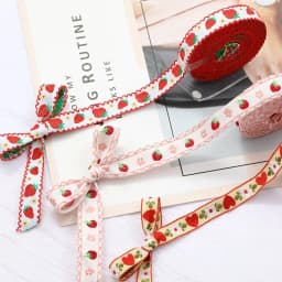 1pc 1m Jacquard Embroidery Webber Ribbon, DIY Handmade Bow Hair Accessories, Headgear Material, Gift Wrap Fabric