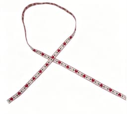 1pc 1m Jacquard Embroidery Webber Ribbon, DIY Handmade Bow Hair Accessories, Headgear Material, Gift Wrap Fabric