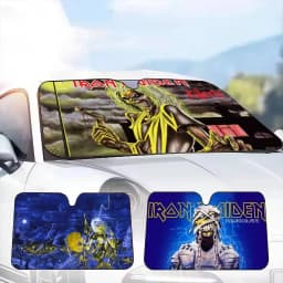 M-Maidenns I-Ironns Car Sunshade Curtains Solar Protection Windshield Sunshade Sun Shade Auto Sun Visor Car Covers