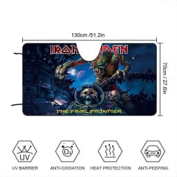 M-Maidenns I-Ironns Car Sunshade Curtains Solar Protection Windshield Sunshade Sun Shade Auto Sun Visor Car Covers