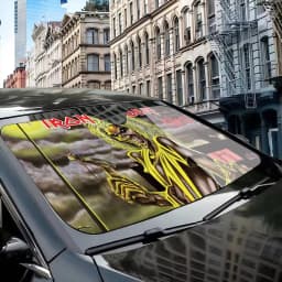 M-Maidenns I-Ironns Car Sunshade Curtains Solar Protection Windshield Sunshade Sun Shade Auto Sun Visor Car Covers