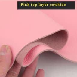 Colorful Soft Whole Piece Cowhide Material, Top Layer Sofa Leather Fabric, Genuine Leather, Real Cowhide Leather, DIY Soft Bag C