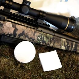 500pcs Round Tactical Gun Cleaning Patches 2" Lint-Free Square Cloth for Rifle Pistol 9mm .38 Cal Hunting Shooting Maintenance