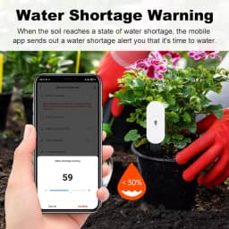 Tuya Smart ZigBee Soil Moisture Sensor Temperature and Humidity Meter Thermo Hygrometer Garden Automation Irrigation Detector