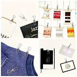 20pcs Stainless Steel Clothes Pins, Durable Clothes Pegs, Multi-Purpose Metal Wire Utility Clips For Laundry Home Kitchen