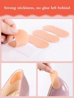 20/40/35/70/105Pcs Anti-Friction Heel Pads, Invisible Shoe Liners For High Heels, Leather Shoes, Can Be Reused,Pain Relief
