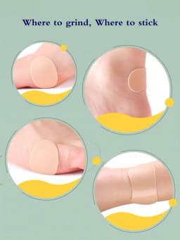 20/40/35/70/105Pcs Anti-Friction Heel Pads, Invisible Shoe Liners For High Heels, Leather Shoes, Can Be Reused,Pain Relief