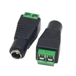 4pcs Male Female Jack Socket Barrel 2.1mm*5.5mm DC Plug Adapter 2.5mm 12V DC Power Connector Plug