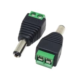 4pcs Male Female Jack Socket Barrel 2.1mm*5.5mm DC Plug Adapter 2.5mm 12V DC Power Connector Plug