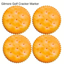 4 Pack /6 pack Gilmore Cracker Golf Ball Markers, Premium Golf Accessories & Funny Golf Gifts for Men Women Golfers Father