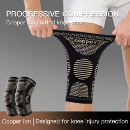 Copper Knee Brace for Arthritis Pain Support-Copper Knee Sleeve for knee pain Compression sleeve for Sports,Knee Pain Relief