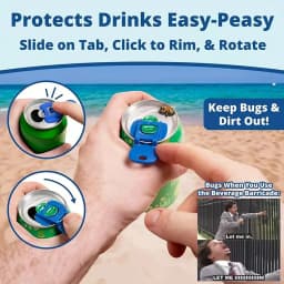 1/3/6/12pcs Multi Colored Beverage Can Opener and Protective Lid - Always on and off - Suitable for Parties, barbecu, and beach