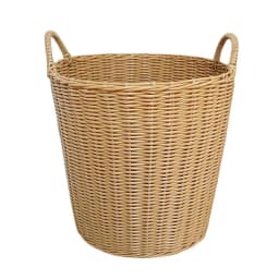 Dirty Clothes Basket Foldable Woven Laundry Basket Rattan-Style Toys Storage Basket for Dirty Clothes Household Items