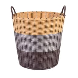 Dirty Clothes Basket Foldable Woven Laundry Basket Rattan-Style Toys Storage Basket for Dirty Clothes Household Items