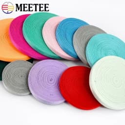 5/10/20M 6/8/10/15mm Nylon Elastic Band for Bra Underwear Shoulder Strap Rubber Tapes Soft Belt Stretch Lingerie Sewing Trims