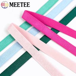 5/10/20M 6/8/10/15mm Nylon Elastic Band for Bra Underwear Shoulder Strap Rubber Tapes Soft Belt Stretch Lingerie Sewing Trims