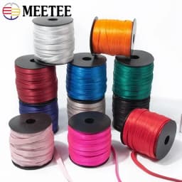5/10/20M 6/8/10/15mm Nylon Elastic Band for Bra Underwear Shoulder Strap Rubber Tapes Soft Belt Stretch Lingerie Sewing Trims