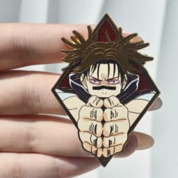 Anime Jujutsu Kaisen Enamel Pins Gojo Satoru Suguru Metal Badges Japanese Manga Brooches for Bag Backpack Clothing Lapel Cosplay