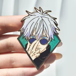 Anime Jujutsu Kaisen Enamel Pins Gojo Satoru Suguru Metal Badges Japanese Manga Brooches for Bag Backpack Clothing Lapel Cosplay