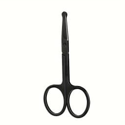 Precision Round Head Trimming Scissors - Nose Hair Grooming Trimming, Personal Cleaning Care Trimming Tools