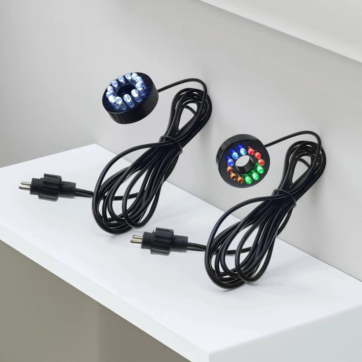 12V Underwater 12-LED Light Ring for Pumps Submersible Fountain Pond Garden