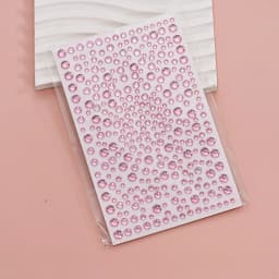 1Pcs Silver-White Glitter 3D Rhinestones Face Stickers 3/4/5/6mm Round Diamond Body Jewels Makeup Stickers For Eye Face Decorati