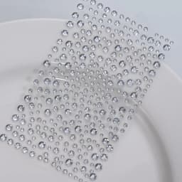 1Pcs Silver-White Glitter 3D Rhinestones Face Stickers 3/4/5/6mm Round Diamond Body Jewels Makeup Stickers For Eye Face Decorati