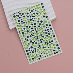 1Pcs Silver-White Glitter 3D Rhinestones Face Stickers 3/4/5/6mm Round Diamond Body Jewels Makeup Stickers For Eye Face Decorati