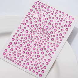 1Pcs Silver-White Glitter 3D Rhinestones Face Stickers 3/4/5/6mm Round Diamond Body Jewels Makeup Stickers For Eye Face Decorati