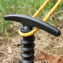 10 Pcs/Pack Outdoor Camping Tent Pegs Ground Nails Screw Anchor Stakes Pegs Hiking Tent Stakes Pins Tent Accessories