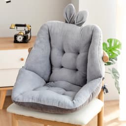 Cute Velvet Chair Seat Cushion for Dorm Desk Kawaii Gaming Rocking Chair Cushion Backrest for Office Chair Lazy Sofa Tatami Mat