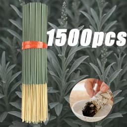 20/50/600/1500 Pieces of Plant-Derived White Sage Incense Sticks 8.66inch Freshening the Air, Suitable for Yoga and Meditation, Purifying the Mind and Eliminating Negative Energy