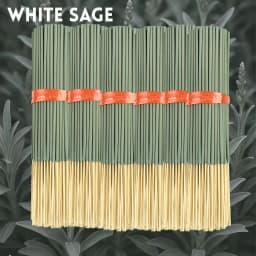 20/50/600/1500 Pieces of Plant-Derived White Sage Incense Sticks 8.66inch Freshening the Air, Suitable for Yoga and Meditation, Purifying the Mind and Eliminating Negative Energy