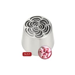 Extra Large Russian Piping Tip Stainless Steel Flower Piping Tips Rose Floral Icing Nozzles for Cake Decorating Frosting