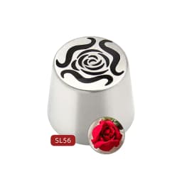 Extra Large Russian Piping Tip Stainless Steel Flower Piping Tips Rose Floral Icing Nozzles for Cake Decorating Frosting