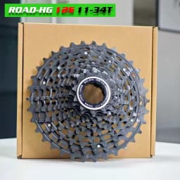 GOLDIX Ultralight CNC Black Road Bike Cassette k7 11/12 Speed 32T 34T 36T 11V 12V HG Freewheel Hollow Bicycle Chain Wheel
