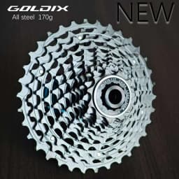 GOLDIX Ultralight CNC Black Road Bike Cassette k7 11/12 Speed 32T 34T 36T 11V 12V HG Freewheel Hollow Bicycle Chain Wheel
