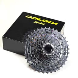 GOLDIX Ultralight CNC Black Road Bike Cassette k7 11/12 Speed 32T 34T 36T 11V 12V HG Freewheel Hollow Bicycle Chain Wheel
