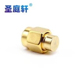 2PCS 2W 6GHz 50 ohm SMA Male RF Coaxial Termination Dummy Load Gold Plated Cap Connectors Accessories