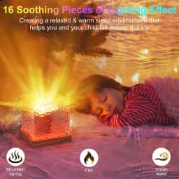 1-2Pack Ocean Wave Projector Light 16 Colors Midnight Aura Aurora Glow Lamp Home Office Bar Restaurant Projector Night Light