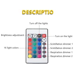 1-2Pack Ocean Wave Projector Light 16 Colors Midnight Aura Aurora Glow Lamp Home Office Bar Restaurant Projector Night Light