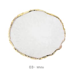 1PC Round Resin Agate Stone Nail Art Palette False Nail Tips Mixing Color Drawing Pallet Gel Polish Display Shelf Manicure Tool