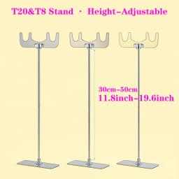 Adjustable Grow Light Stand Rack 1 Set Tabletop Plant Light Holder Bracket Indoor Gardening Hydroponics Hangers Tool