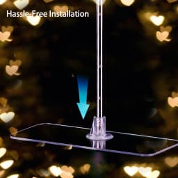 Adjustable Grow Light Stand Rack 1 Set Tabletop Plant Light Holder Bracket Indoor Gardening Hydroponics Hangers Tool